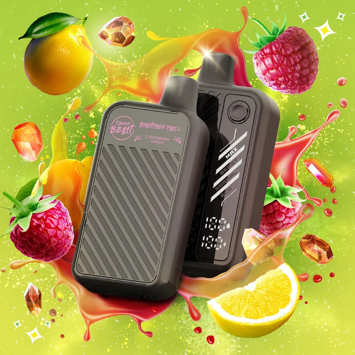 Beast Mode Max 2 - Gushin' Sour Raspberry Lemon - 50K