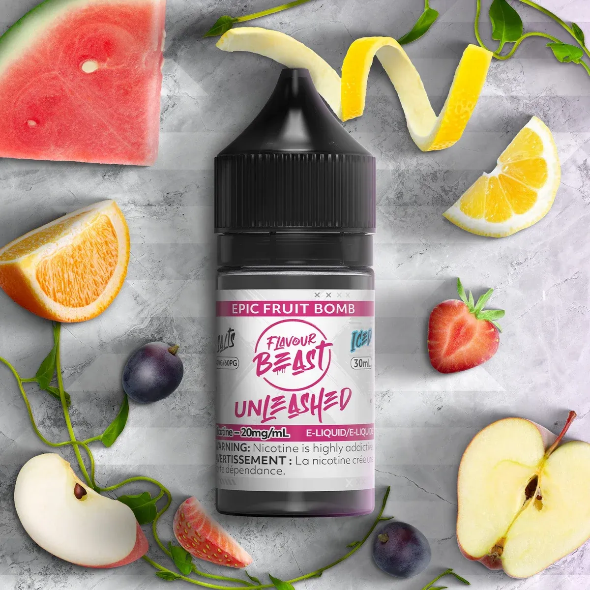 Flavour Beast Unleashed - Epic Fruit Bomb Iced - 20mg/30ml