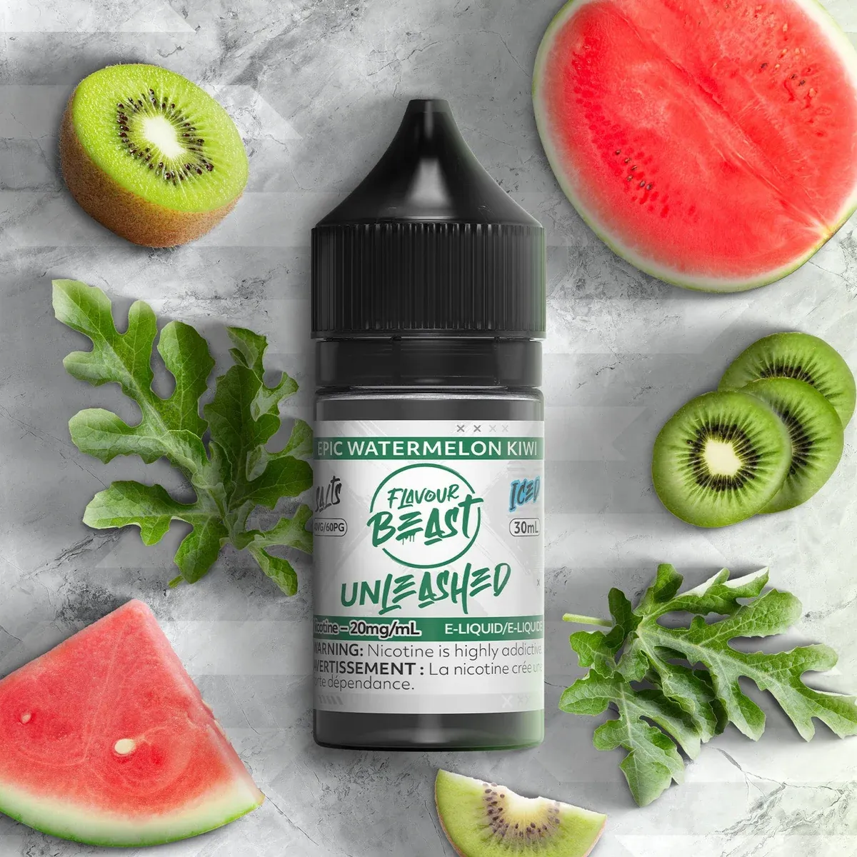Flavour Beast Unleashed - Epic Watermelon Kiwi Iced - 20mg/30ml