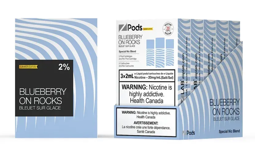 Z Pods - Blueberry On Rocks - 5%