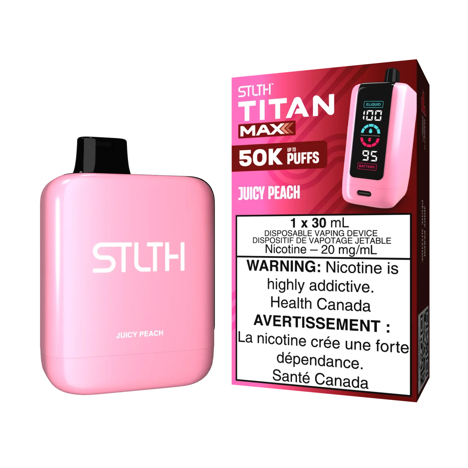 STLTH Titan Max - Juicy Peach - 50K
