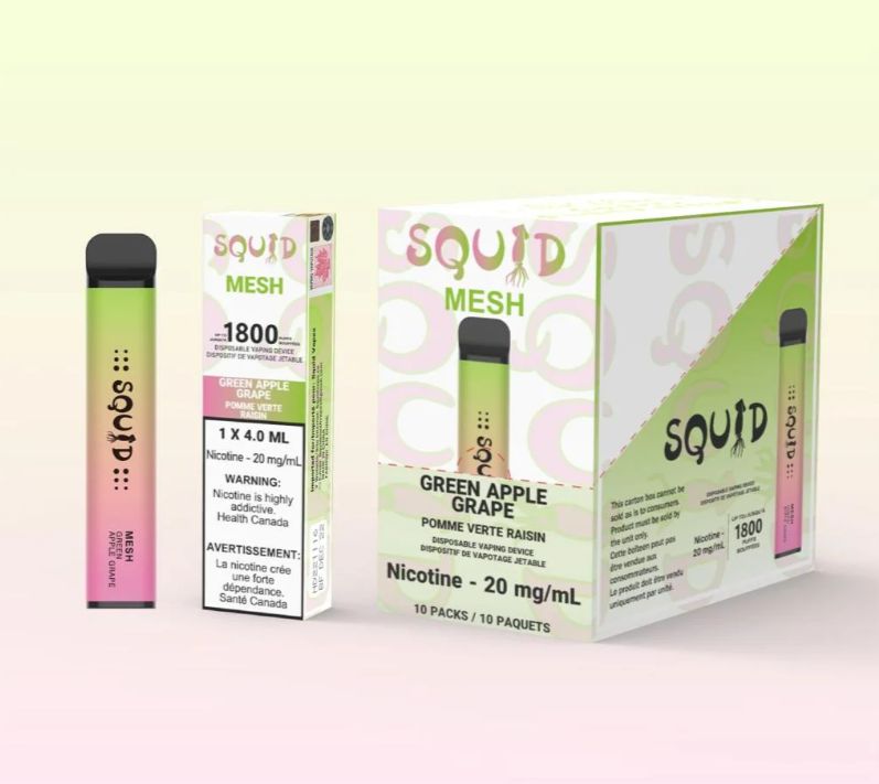 Squid - Green Apple Grape - 1800