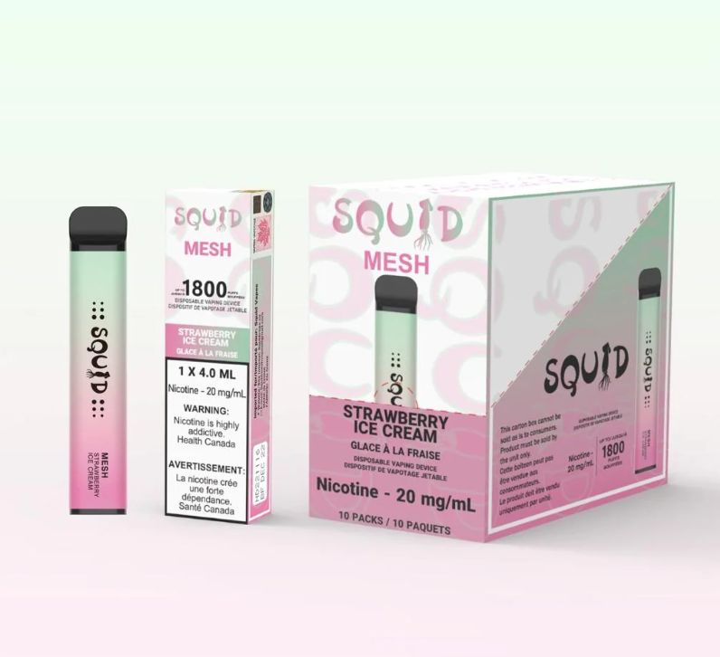 Squid - Strawberry Ice Cream - 1800