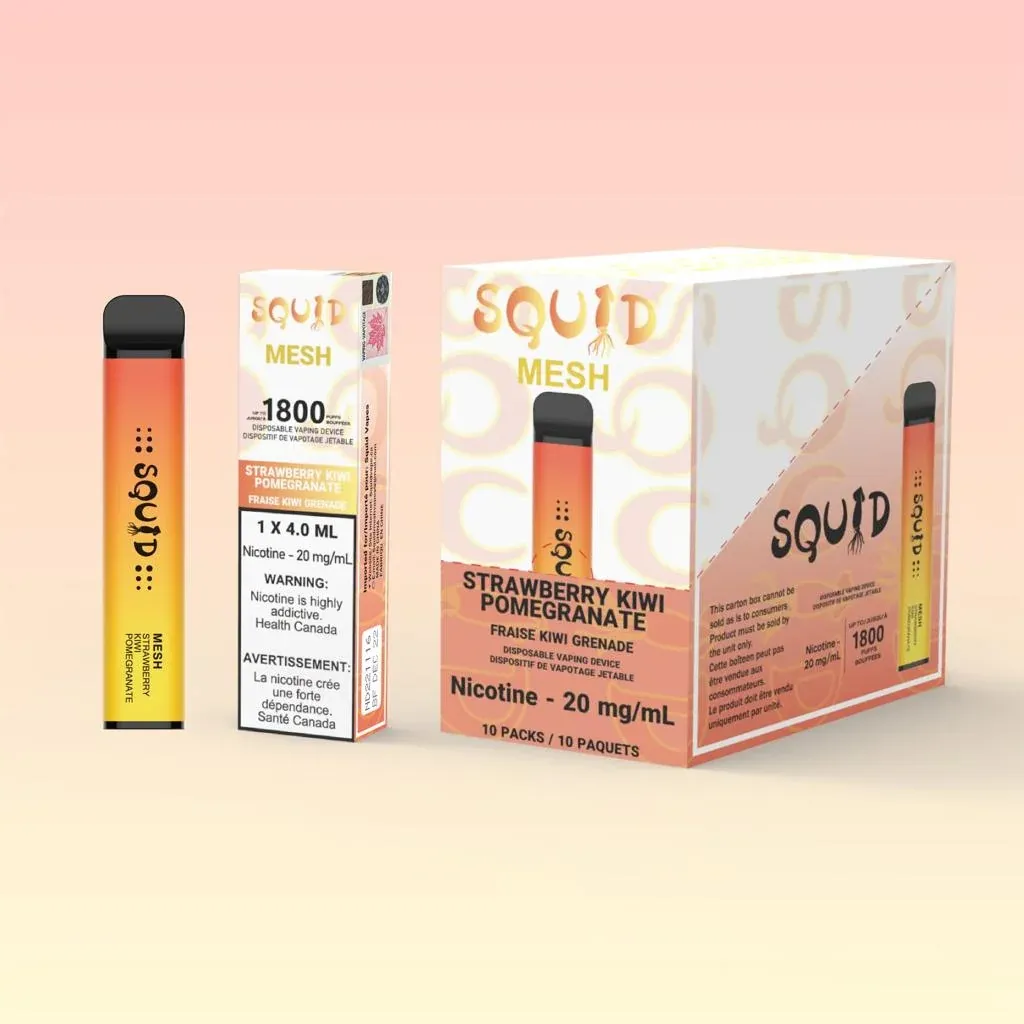 Squid - Strawberry Kiwi Pomegranate - 1800