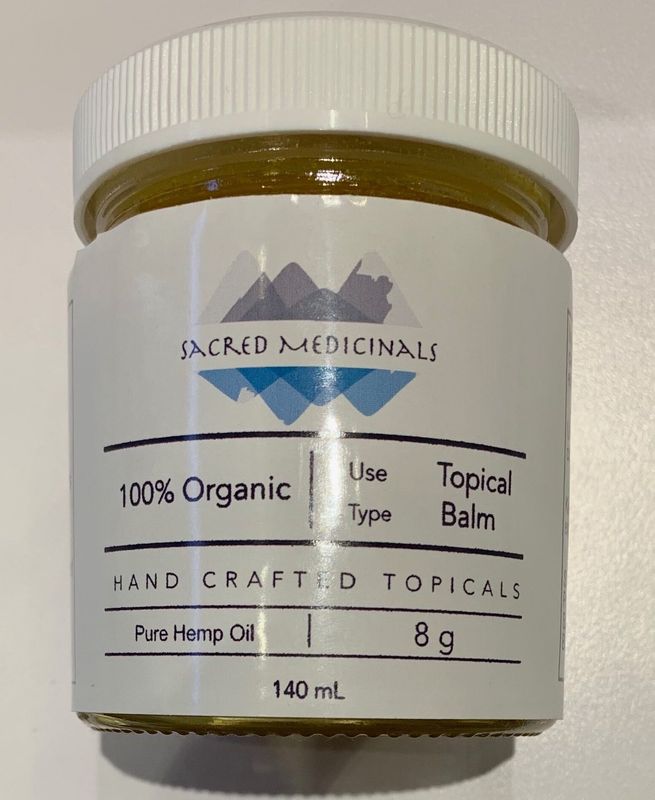 Sacred Medicinals Beauty &amp; Pain Relief Topical Balm Jars