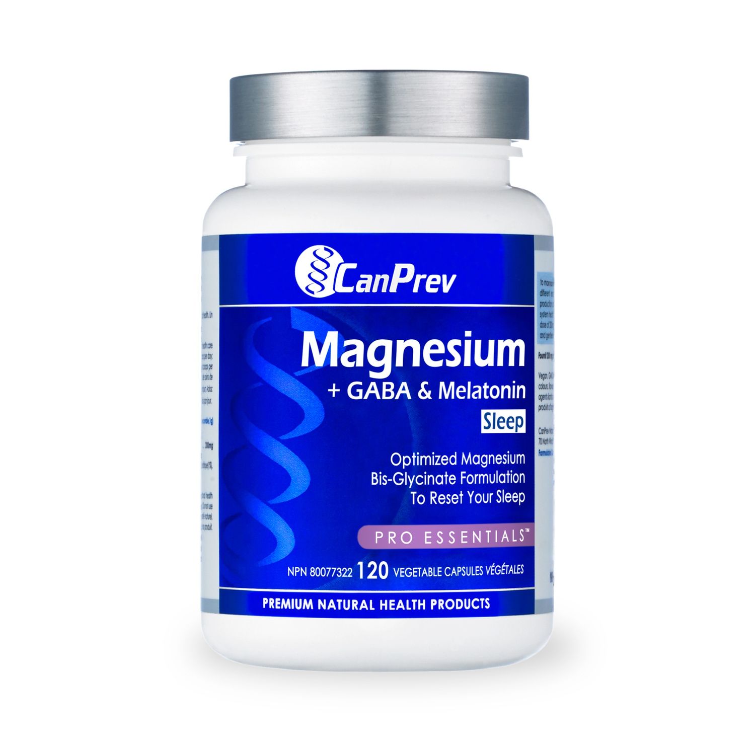 CanPrev Magnesium Sleep GABA   - 120 caps