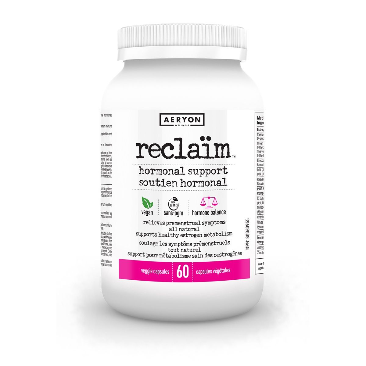 Aeryon Wellness Reclaïm 60 Capsules