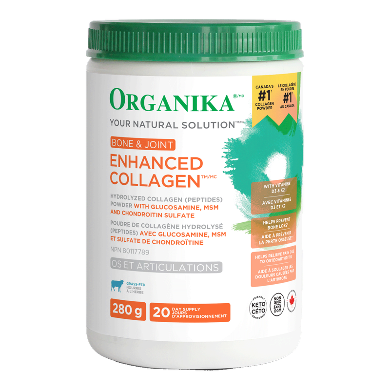 Organika Bone and Joint Enhanced Collagen 280g Unflavoured
