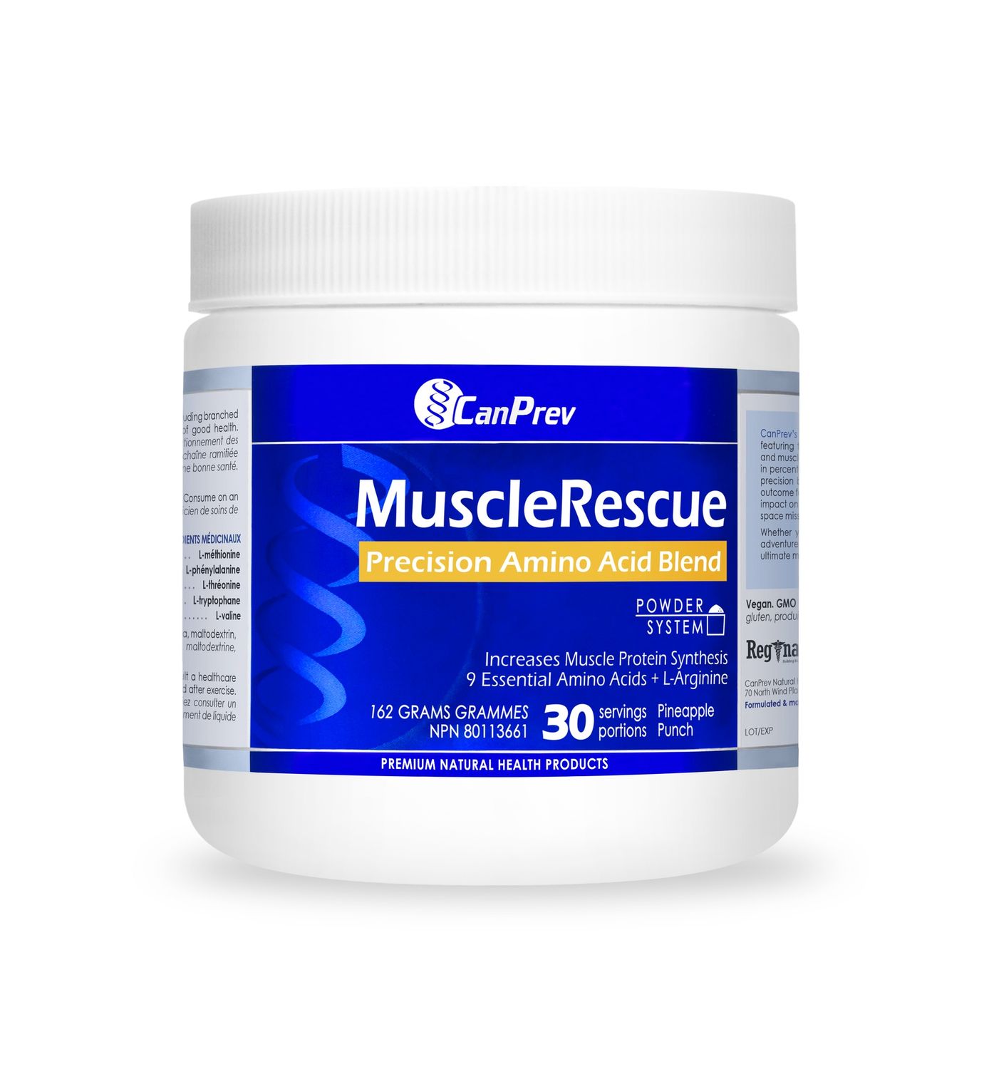 CanPrev Muscle Rescue Powder 30 servings, Flavor: Pineapple Punch