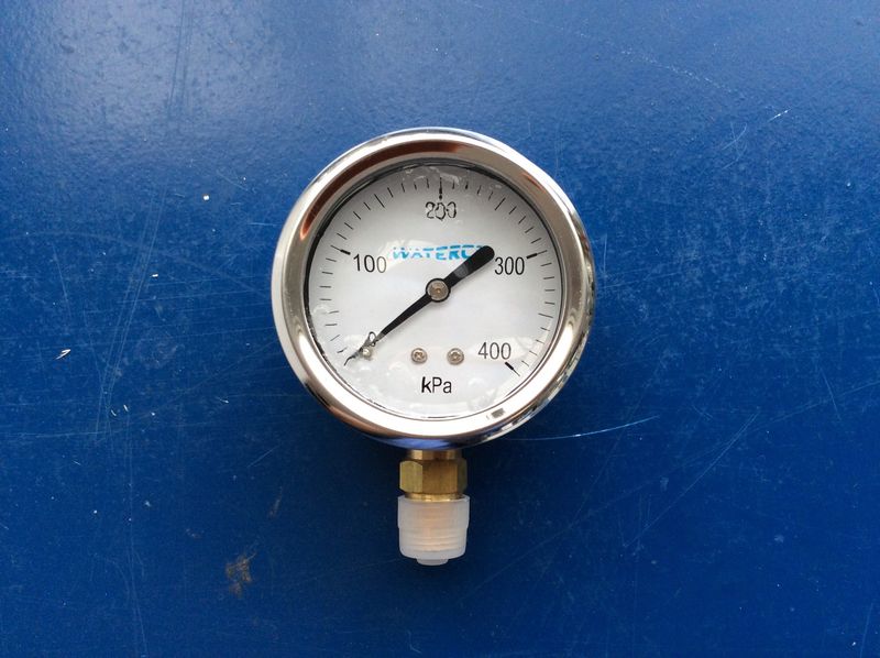 Waterco Gauge Side Mount 400kPa