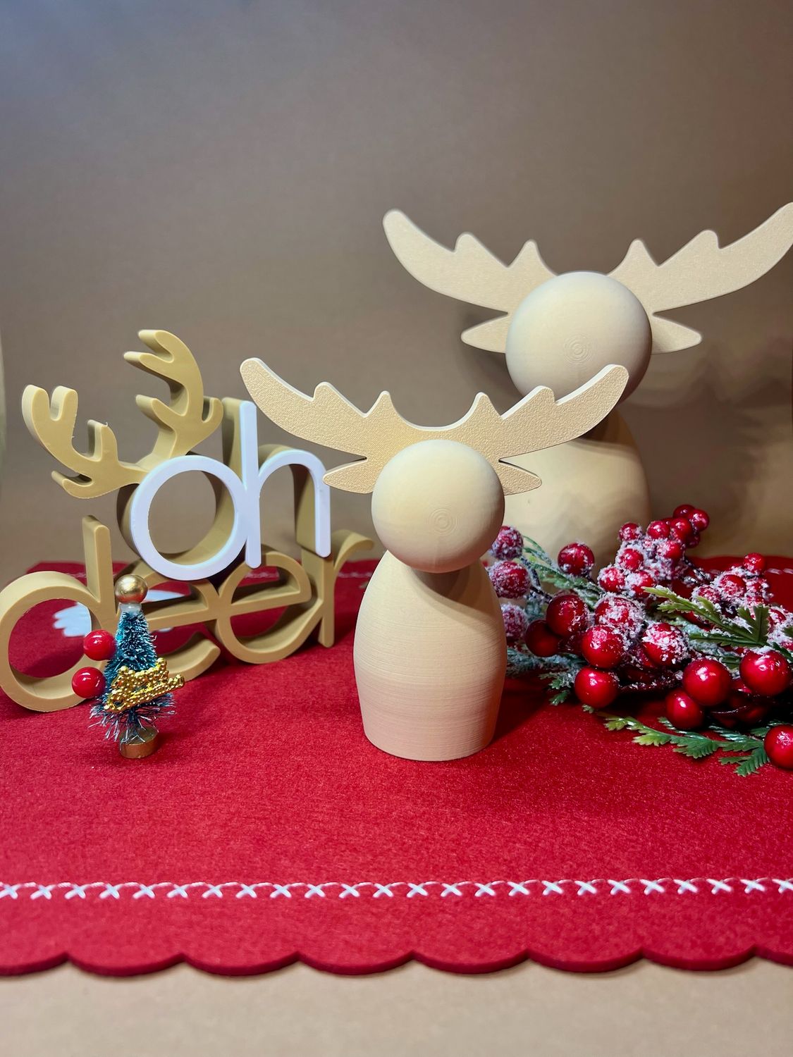 Świąteczny renifer