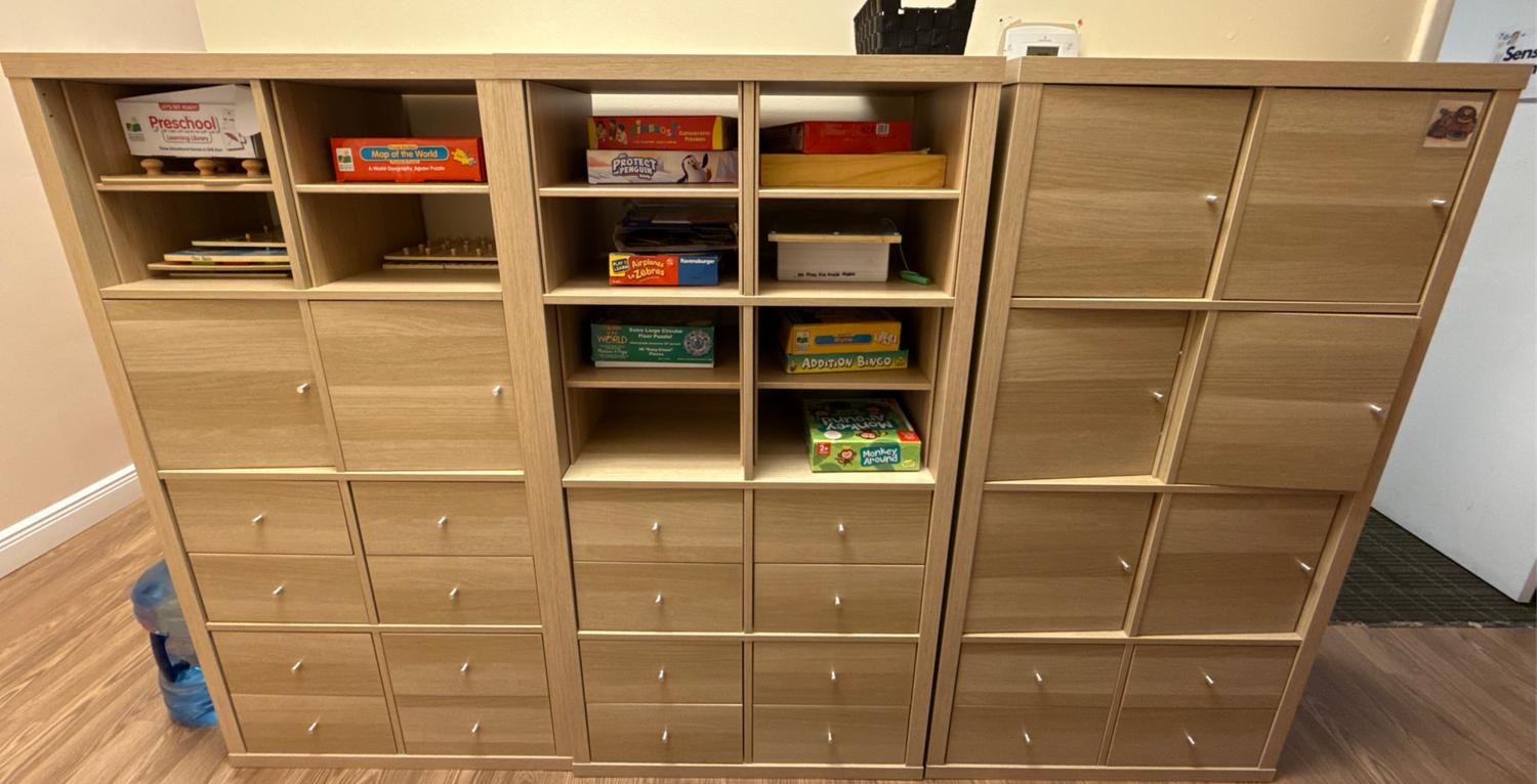 Three piece storage (Ikea)