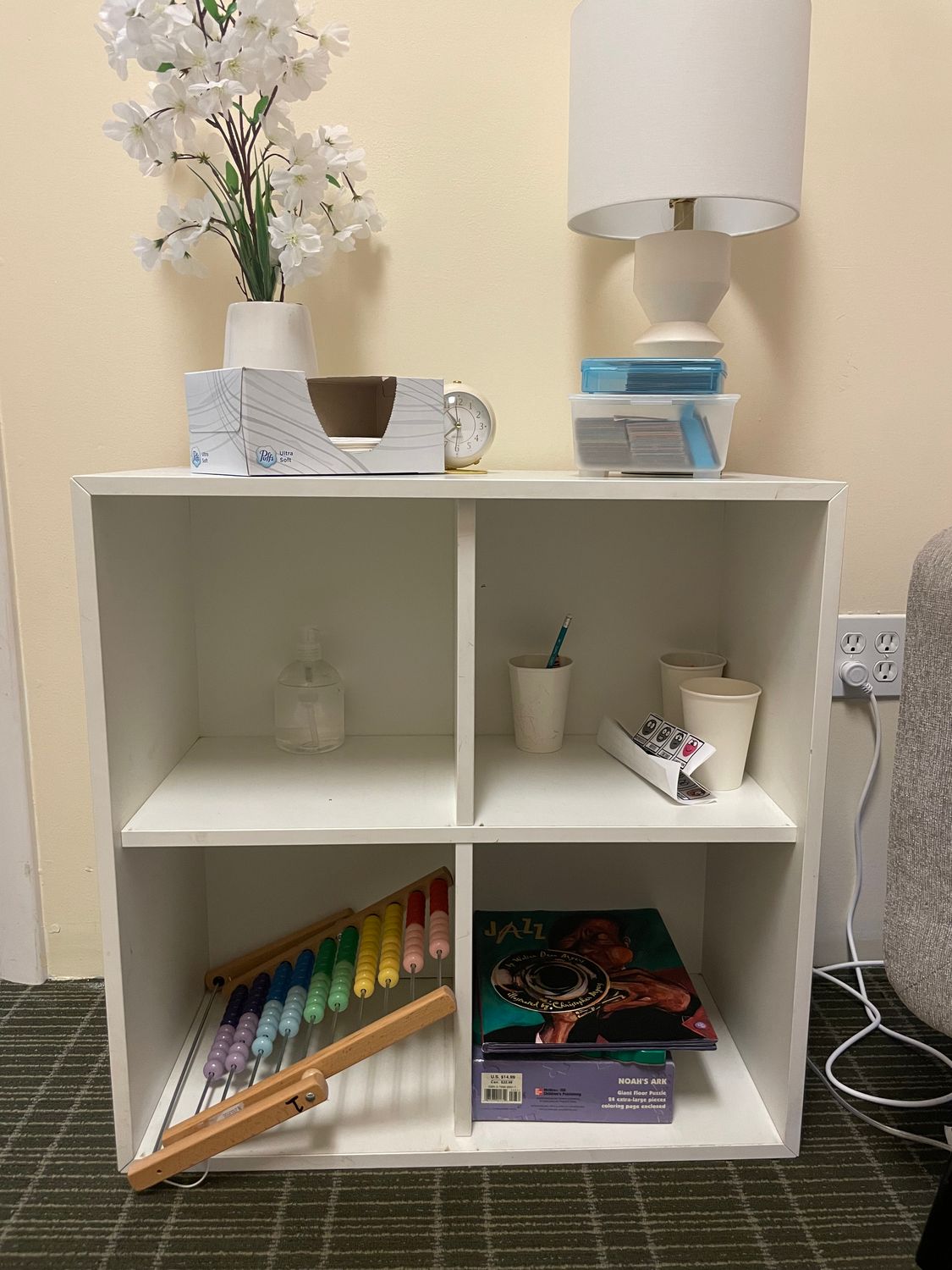 white Square storage