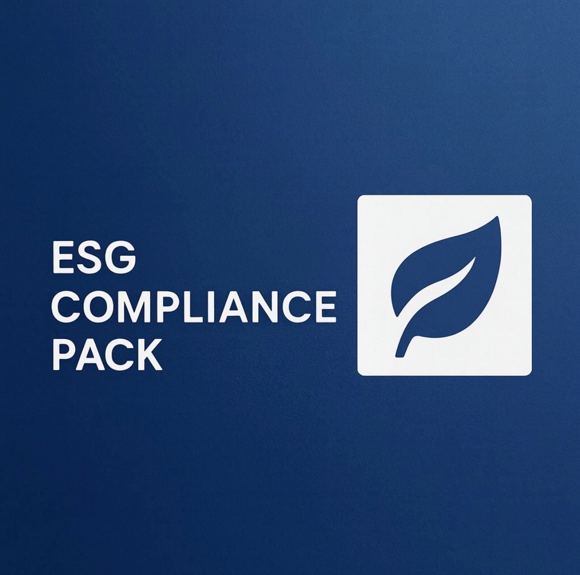 ESG Compliance Pack
