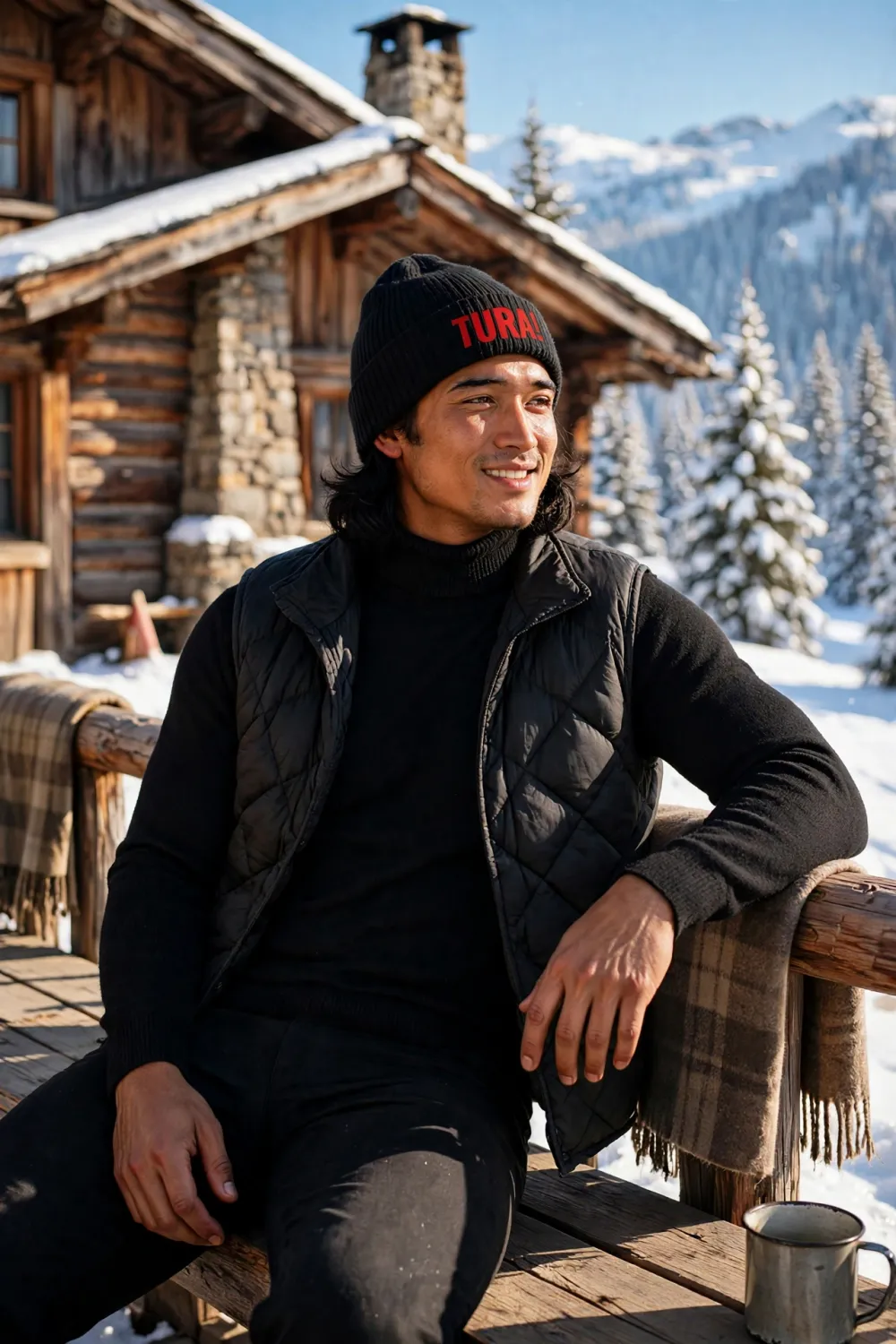 TURA! Beanie Ski Hat