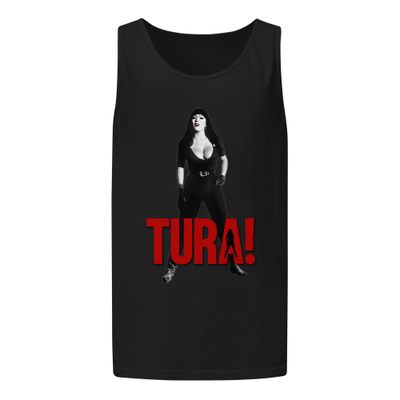 TURA! garment-dyed tank top