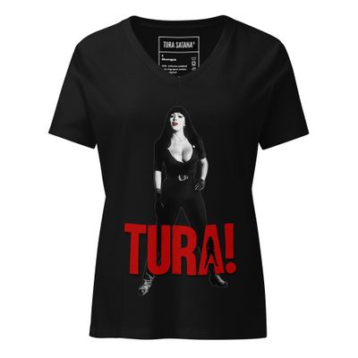 TURA! relaxed v-neck t-shirt