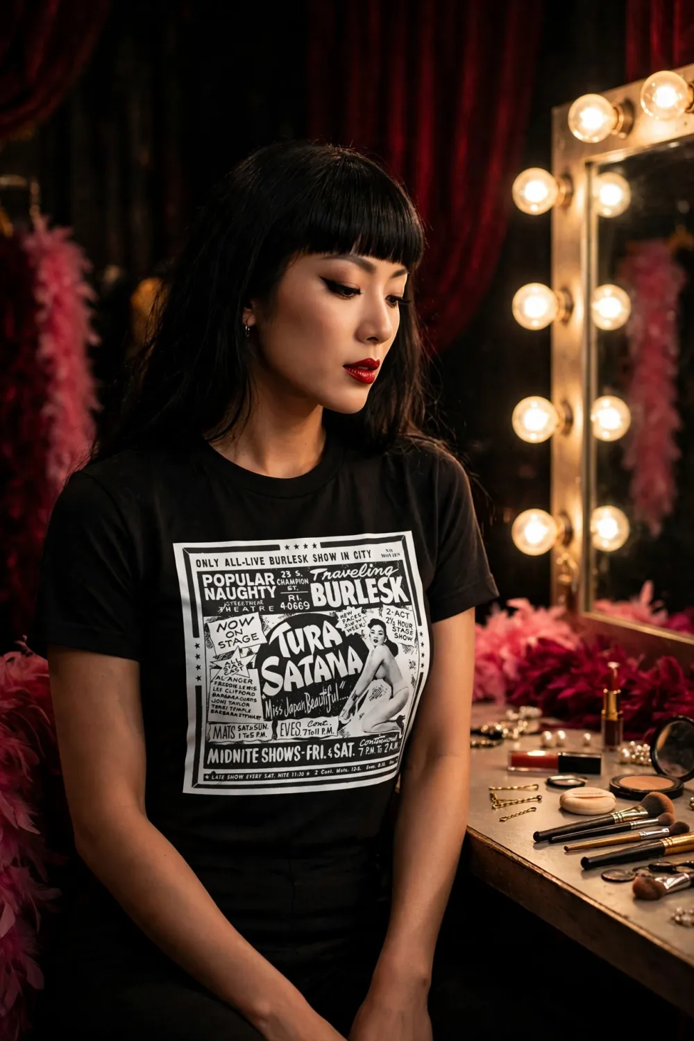 Tura Satana Burlesque T-Shirt