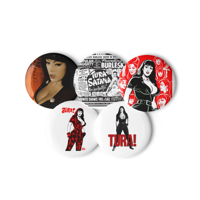 TURA! PIN BACK BUTTONS