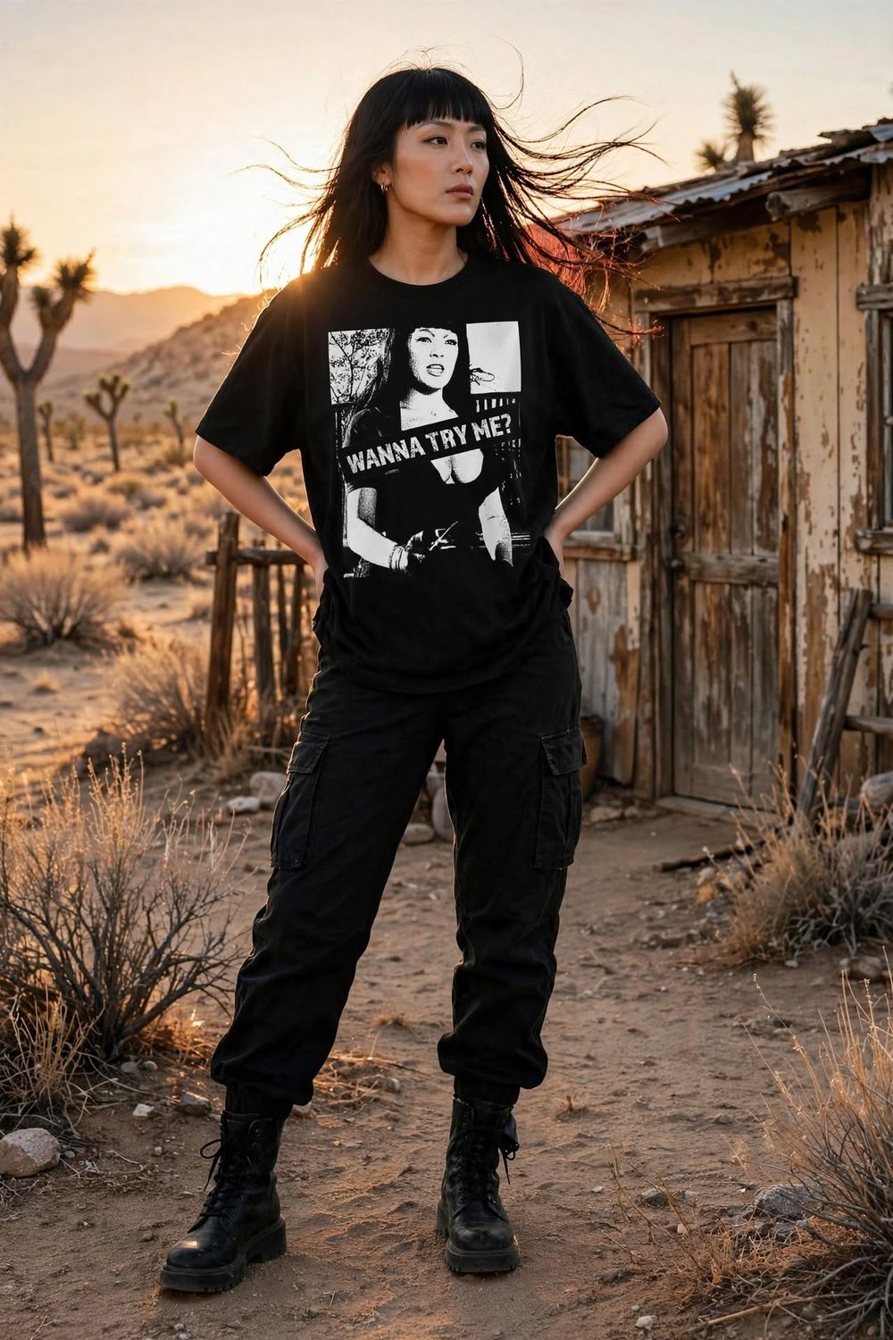 TURA SATANA Wanna Try Me Tee