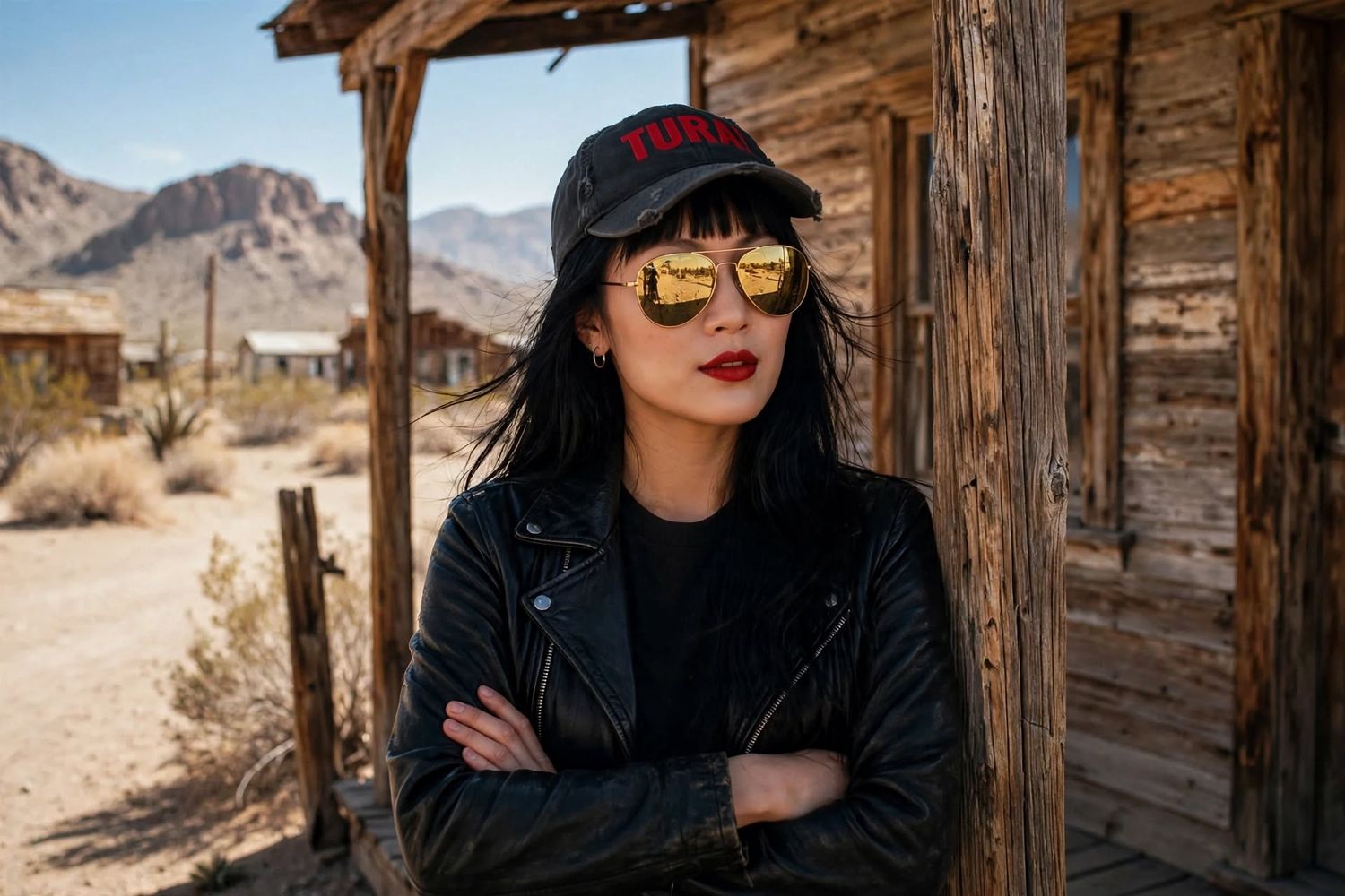 Official TURA!  Film Distressed Crew Hat