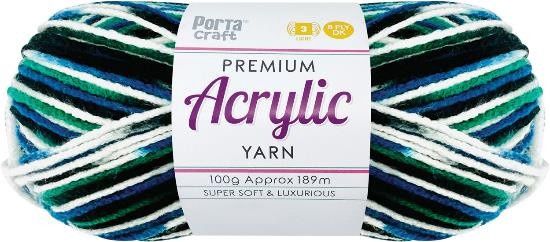 Acryl Yarn 100g 189m 8ply Multi 31 TSI