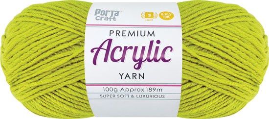 Acryl Yarn 100g 189m 8ply Solid 62 Sicilian