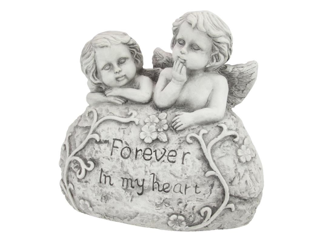 Cherub Inspirational Garden Plaque