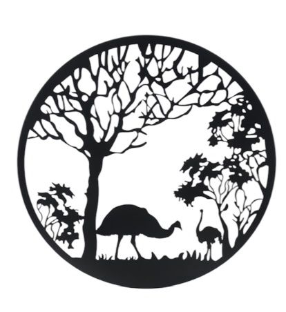 Emu in Outback Wall Art 300mm -   [6/6]