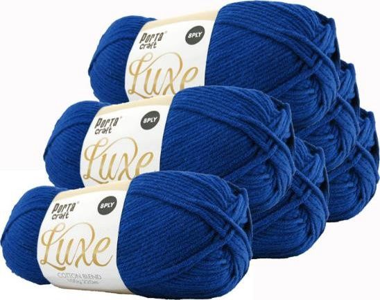 Luxe Cotton Blend 100g 220m 06 Navy