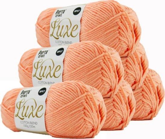 Luxe Cotton Blend 100g 220m 14 Apricot