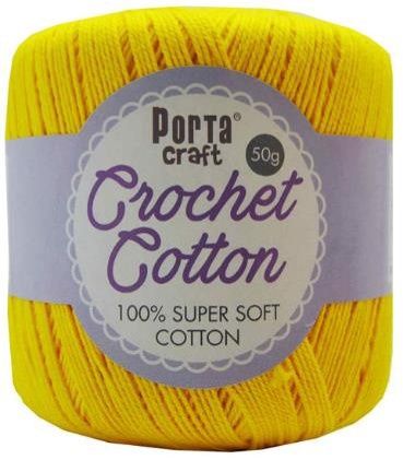 Crochet Cotton 50g 145m 13 Daffodil