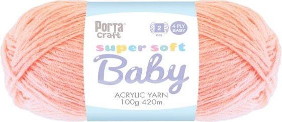 Super Soft Baby Acryl Yarn 420m 4ply 11 Apricot