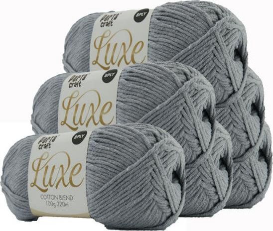 Luxe Cotton Blend 100g 220m 02 Overcast