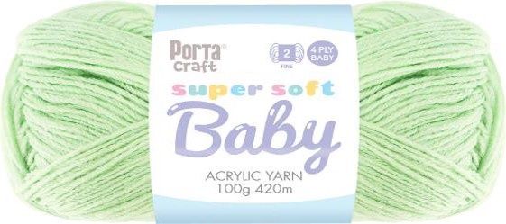 Super Soft Baby Acryl Yarn 420m 4ply 05 Mint