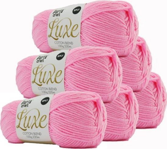 Luxe Cotton Blend 100g 220m 13 Princess Pink