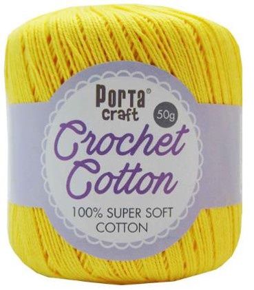 Crochet Cotton 50g 145m 12 Corn