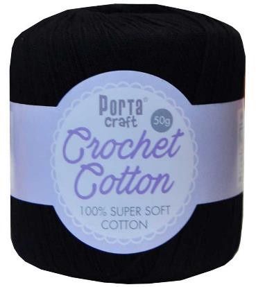 Crochet Cotton 50g 145m 05 Black