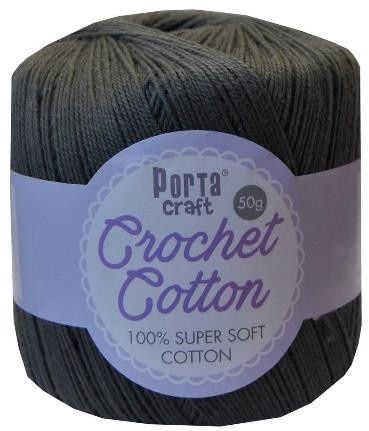 Crochet Cotton 50g 145m 06 Pewter