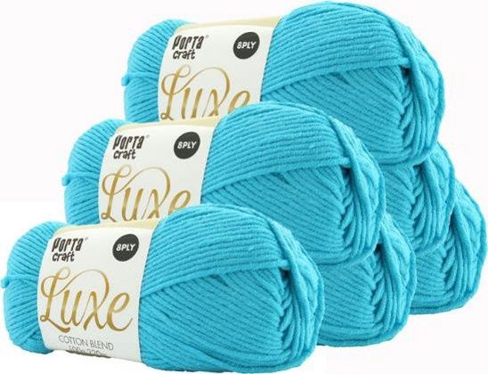 Luxe Cotton Blend 100g 220m 07 Ocean