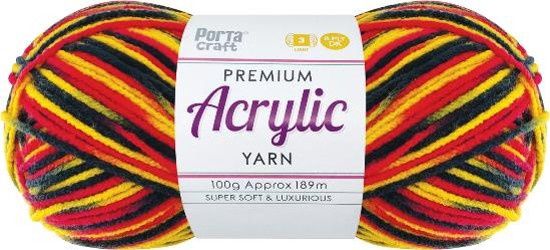Acryl Yarn 100g 189m 8ply Multi 30 Indigenous