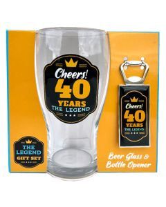 Cheers 40 Beer Glass Pack