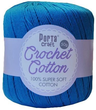 Crochet Cotton 50g 145m 31 Lagoon Blue