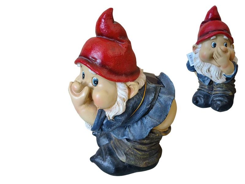 25cm Farting Solar Gnome