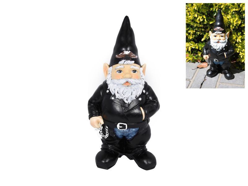 35cm Biker Gnome