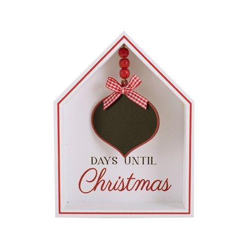 15X3.8X20CM DAYS TILL CHRISTMAS SIGN