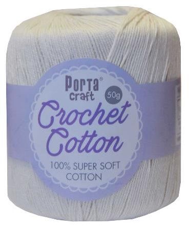 Crochet Cotton 50g 145m 09 Ivory