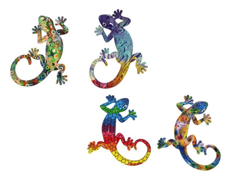 20cm Multicoloured Lizard 4 Asstd