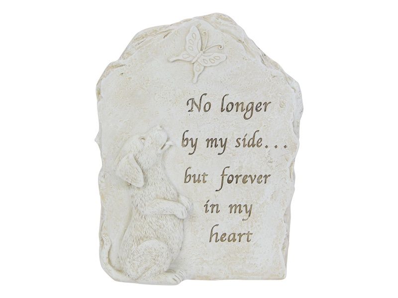 22cm Memorial Dog Garden Plaque