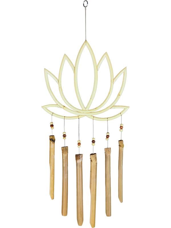 72cm Bamboo Lotus Flower w/Chime